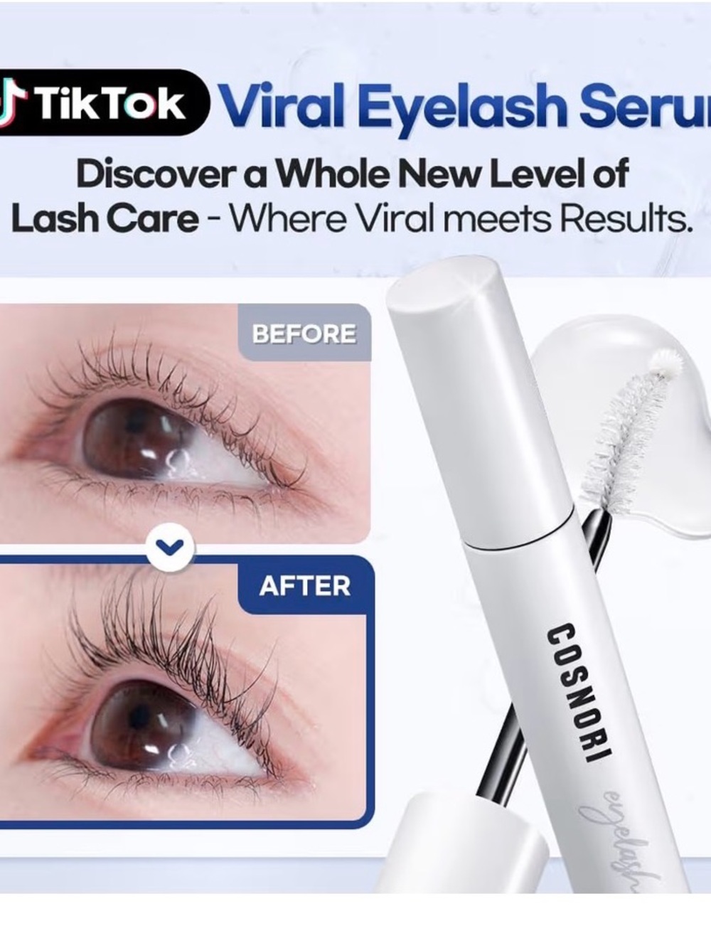 Viral Eyelash Serum — White Lash Enhancer